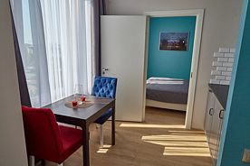 Апартаменты c 1 комнатой с красивым видом из окна, Отель Port Inn, Санкт-Петербург