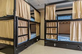 Кровать в общем номере (мужской номер), Отель Комфорт, Петропавловск-Камчатский