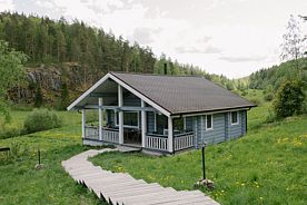Коттедж с красивым видом из окна, Отель База Отдыха Forrest Lodge Karelia, поселок Киркколахти