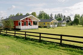 Коттедж с балконом и с красивым видом из окна, Отель База Отдыха Forrest Lodge Karelia, поселок Киркколахти