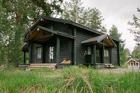 Шале Superior с красивым видом из окна, Отель База Отдыха Forrest Lodge Karelia, поселок Киркколахти