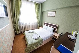 Двухместный номер № 9 двуспальная кровать, Гостиница Отель Аппартамент, Благовещенск