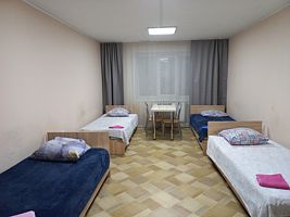 Кровать в общем номере (мужской номер), Отель Полет, село Богучаны
