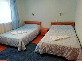 Двухместный номер Стандартный Улучшенный 1 категории 2 отдельные кровати, Отель Камелия, Верхний Рыстюг