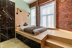 Одноместный номер Стандартный с видом на внутренний двор, Отель Loft Garden, Санкт-Петербург