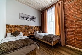 Двухместный номер Стандартный с видом на город 2 отдельные кровати, Отель Loft Garden, Санкт-Петербург