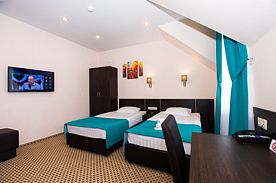 Двухместный номер Superior с видом на город 2 отдельные кровати, Отель Hotel Brown, Комсомольск-на-Амуре