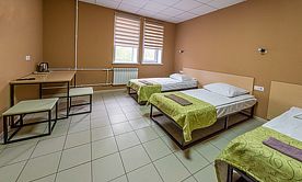 Кровать в общем номере, Отель ALTAY Gold, Рубцовск