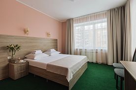 Двухместный номер Стандарт двуспальная кровать, Отель Гостиница Ермак, Красноярск
