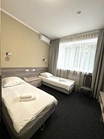 Двухместный номер Реновированный Стандарт 2 отдельные кровати, Отель Гостиница Ермак, Красноярск