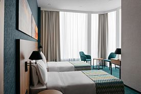 Двухместный номер Standard (номер первой категории) 2 отдельные кровати, Отель Pellegreen Hotel&Restaurant, Ставрополь