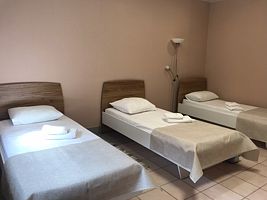 Трёхместный номер Бюджетный, Отель Мира-Locus, Новосибирск
