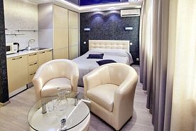 Студия Luxury с видом на город, Отель Волна, Чайковский