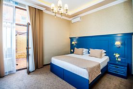 Двухместный номер с террасой Superior 2 отдельные кровати, Отель Bellagio, Геленджик