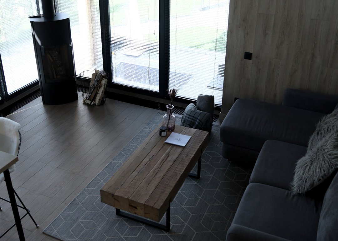 Дом 2-местный 2-комнатный (с камином и ванной на террасе)