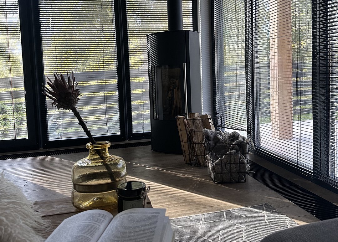 Дом 2-местный 2-комнатный (с камином и ванной на террасе)