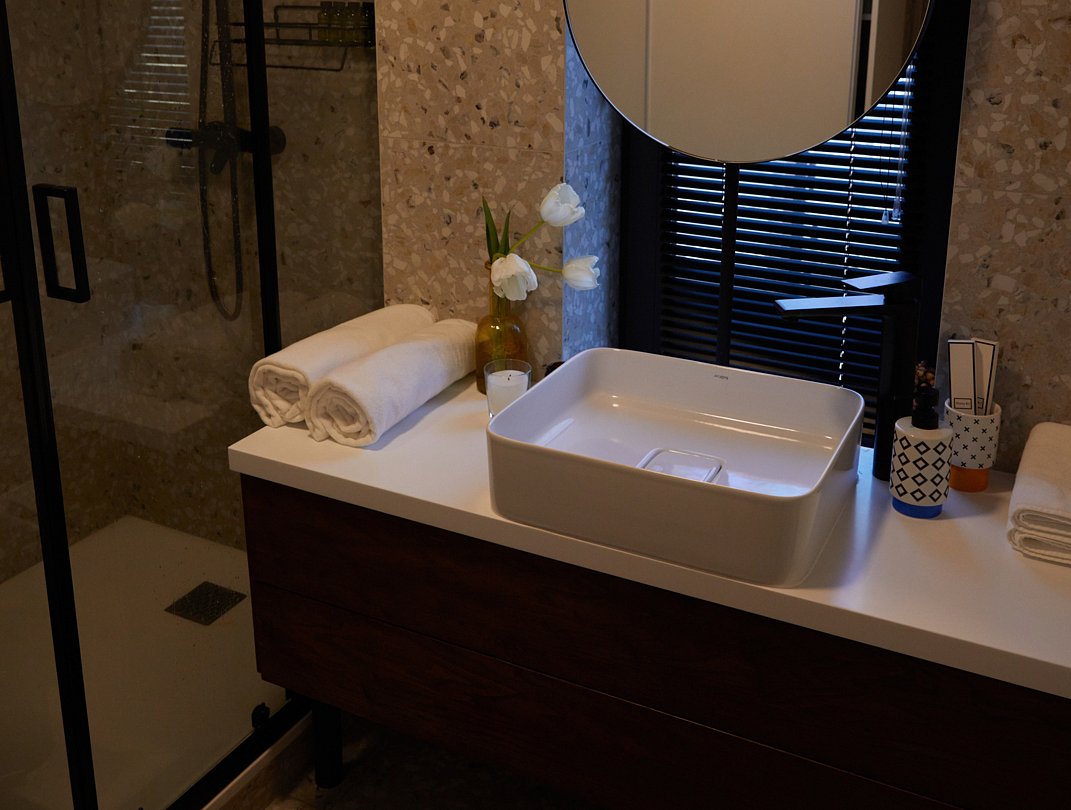 Дом 2-местный 2-комнатный (с камином и террасой)