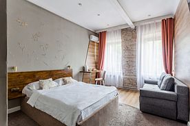 Двухместный семейный номер Deluxe двуспальная кровать, Отель Crystal на Таганке, Москва