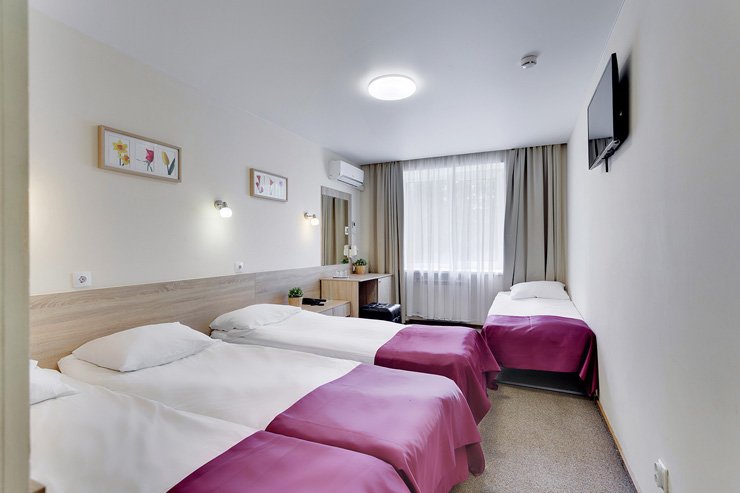 Стандартный 3-местный 1-комнатный