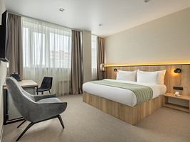 Двухместный номер Deluxe с видом на город двуспальная кровать, Отель Breezko, Владивосток