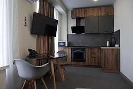 Двухместная студия-апартаменты  двуспальная кровать, Отель Park Side Inn, Нижневартовск