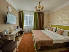 Двухместный номер Deluxe двуспальная кровать, Отель Виктория, Боровичи