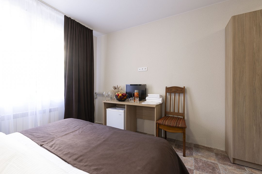 Стандартный 2-местный 1-комнатный (без балкона)