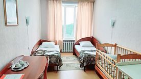 Двухместный семейный номер Economy 2 отдельные кровати, Отель Smart Hotel KDO Ульяновск, Ульяновск
