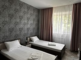 Двухместный номер Comfort 2 отдельные кровати, Отель Три Кита, Братск