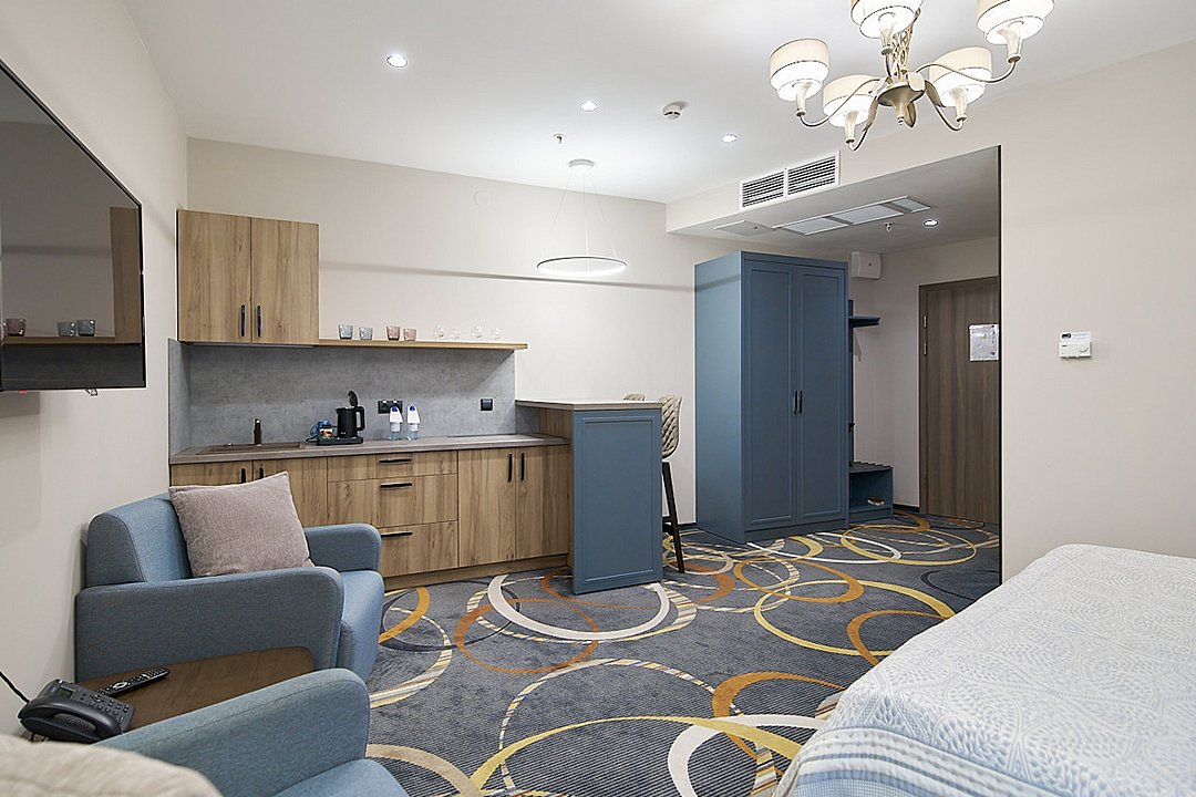 Студио 2-местный 1-комнатный