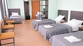 Кровать в общем номере (мужской номер), Отель Smart Hotel KDO Челябинск, Челябинск