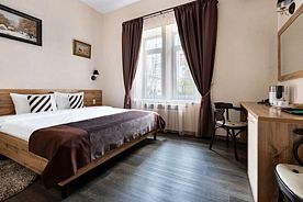 Двухместный номер Comfort с видом на город двуспальная кровать, Отель Галерея, Пенза