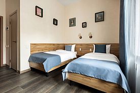 Двухместный номер Comfort с видом на город 2 отдельные кровати, Отель Галерея, Пенза