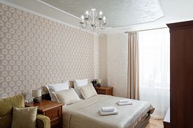 Двухместная студия с кухней № 2 двуспальная кровать, Отель Калина, Боровская