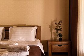 Двухместный номер Standard с красивым видом из окна двуспальная кровать, Отель Mountain Saniba Eco Hotel, село Даргавс