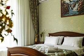 Двухместный номер Superior с видом на горы двуспальная кровать, Отель Mountain Saniba Eco Hotel, село Даргавс