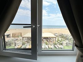 Двухместный номер Мансарда с видом на море 2 отдельные кровати, Отель SeaZone, Дербент