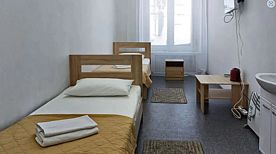 Кровать в общем номере с видом на город, Отель Smart Hotel KDO Иркутск, Иркутск
