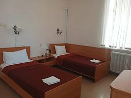 Кровать в общем номере, Отель Smart Hotel KDO Курган, Курган