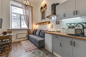 Четырёхместная студия Standard Дуплекс, Отель Sokroma Гиперборея, Кировск
