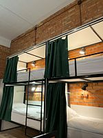 Кровать в общем номере (женский номер), Отель VERANDA, Курган