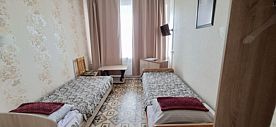 Кровать в общем номере, Отель Динамо, Иркутск