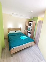 Двухместный номер Эконом №409 Мансарда двуспальная кровать, Отель Золотой Клевер, Нижний Новгород