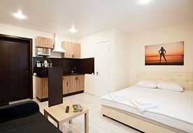 Двухместные апартаменты Superior двуспальная кровать, Долгопрудный отель Hotel-City, Долгопрудный