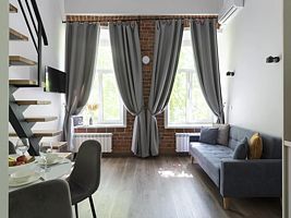 Четырёхместный люкс с видом на город, Отель Norke Prime Бауманская, Москва