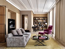 Двухместный люкс Deluxe двуспальная кровать, Отель Stella di Mosca by BVLGARI Hotels, Москва