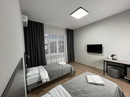 Двухместный полулюкс 2 отдельные кровати, Отель Сова, Лакинск