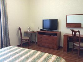 Двухместный номер Standard с видом на город двуспальная кровать, Отель Гостиница Акватория, Дивный