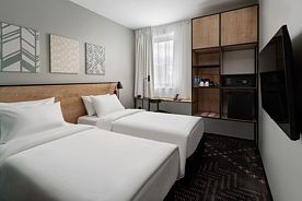 Двухместный номер Standard с видом на город 2 отдельные кровати, Отель Cosmos Smart Moscow Semenovskaya Hotel, Москва