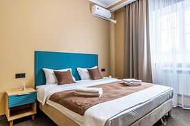 Двухместный номер Comfort с видом на город двуспальная кровать, Отель Закат, Нижний Новгород
